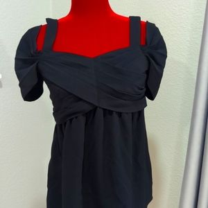 Ann Taylor Crepe Cold Shoulder